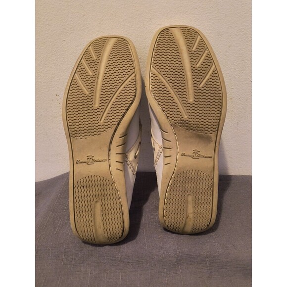 TOMMY BAHAMA Women's 9 M Blue Chamois Leather Slip-On Style Mule Slide - Picture 6 of 9